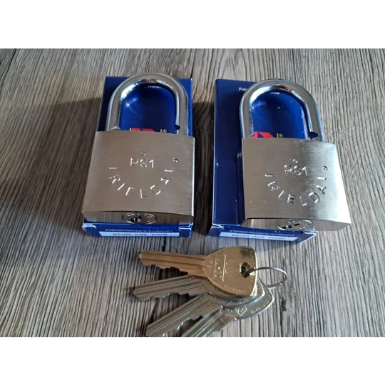 2 X RIELDA Keyed Alike Padlocks Re-programable High Security/W Key Set 3+1