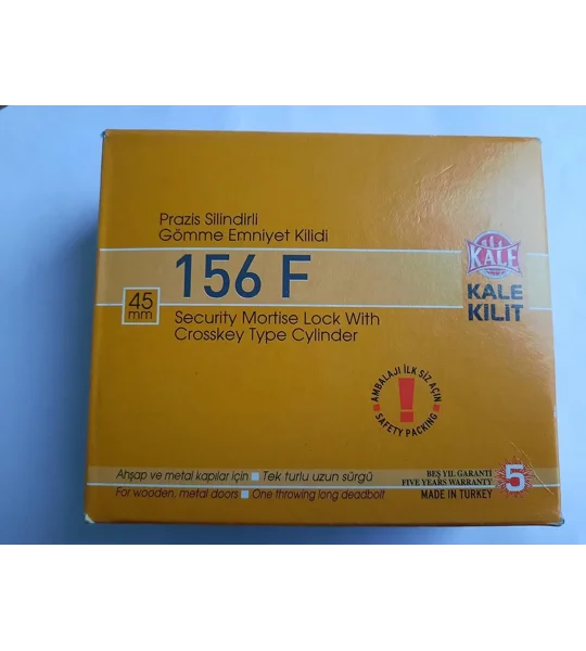 Kale Kilit 156F/Deadbolt/Crosskey Type Cylinder with 3 Keys
