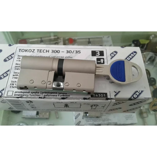 TOKOZ TECH 300 High Security Lock .With 3 Keys And Keycode Card