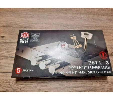 Kale Kilit 257L High Security Lock /Deadbolt /4-Turns
