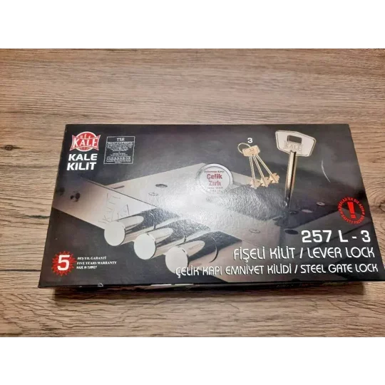Kale Kilit 257L High Security Lock /Deadbolt /4-Turns