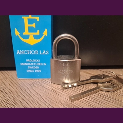 ANCHOR LÅS 610-1S 20 /Sweden/ Small  Padlock With 2 keys