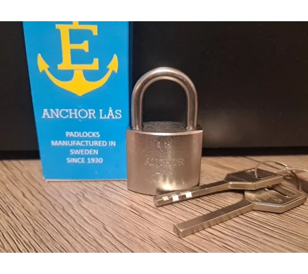 ANCHOR LÅS 610-1S 20 /Sweden/ Small Padlock With 2 keys
