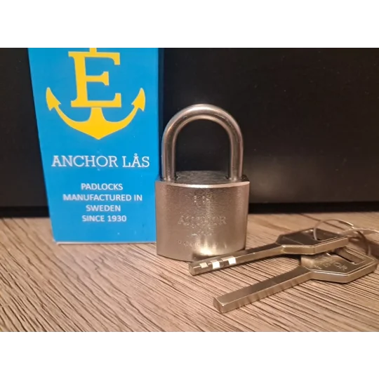 ANCHOR LÅS 610-1S 20 /Sweden/ Small Padlock With 2 keys