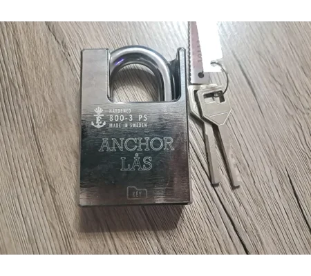 ANCHOR LÅS 800-3 B28 PS High Security Padlock With 2 keys