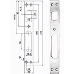 MAUER 101.128 /Assa Abloy Group/High Security Bolt Lock