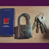 RIELDA 900-50/29 RS1 /Re-programable High Security Padlock With Key Set 3+1