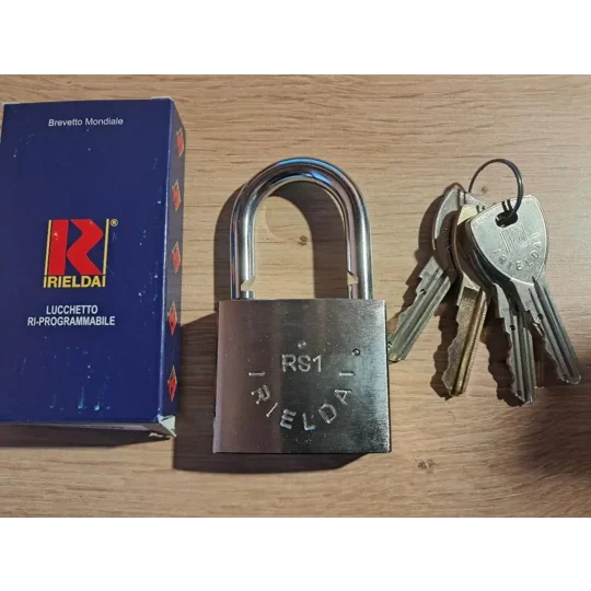 RIELDA 900-50/29 RS1 Padlocks Re-programable High Security/With Key Set 3+1