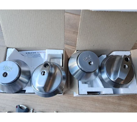 2 X ABLOY ME155T Deabolts with Lockable Thumbturn/PROTEC2 /Keyed Alike