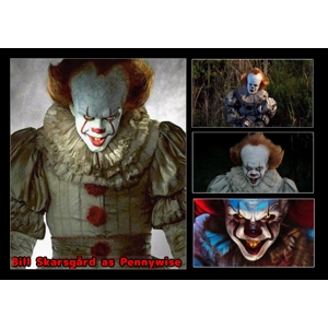 Bill Skarsgard Limited Edition Creepy Pennywise Poster By Tiffany Horror