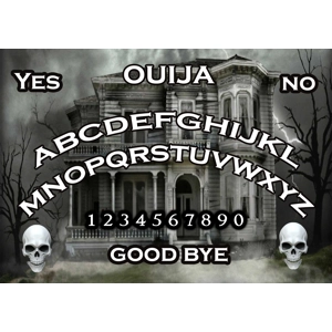 Tiffany Horrors: Haunted Mansion Conjuring Ouija Board Poster Print