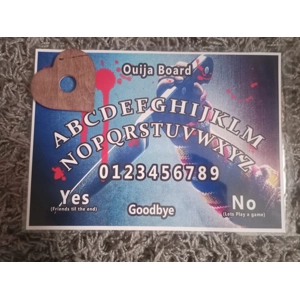 Childs Play Blood Splatter A4 Ouija Board Poster Print