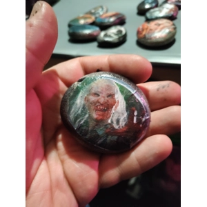 Handcrafted : Wrong Turn Horror Rock  | Collectors Item OOAK