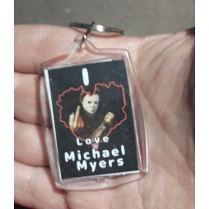 I Love Michael Myers Keyring