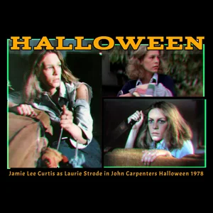 Jamie Lee Curtis  | Halloween | movie collage photo print (0001)