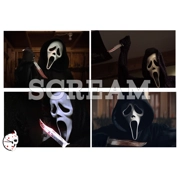 Limited Edition A4 Scream Poster Print by Tiffany Horror