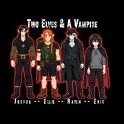 Two Elves & Vampire cast poster : Tiffany Horror