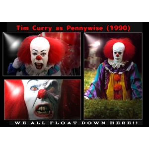 Limited Edition Creepy Pennywise Poster By Tiffany Horror