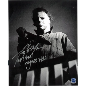 Tony Moran as Michael Myers 8 x 10 Autograph Photo (Reprint) Halloween