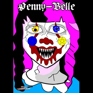 Penny Belle Carnival Demon Clown Original Character Art Print
