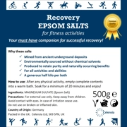 Recovery Epsom Salts - Luxury 500g Pack x 5 Packs