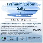 Relaxation Epsom Salts - Luxury 500g Pack x 5 Packs