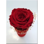 Cutie catifea cu trandafir c..