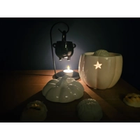 Pumpkin wax burner