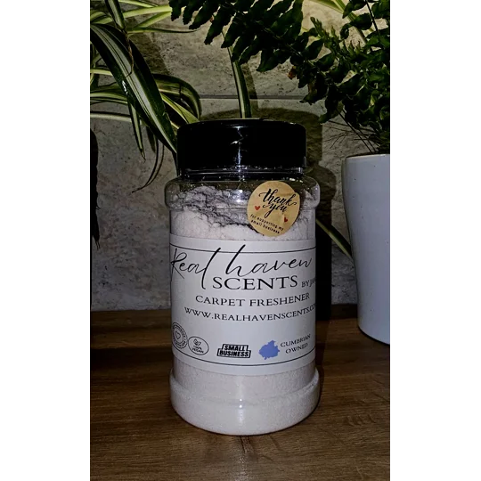 Perfume inspired carpet freshener