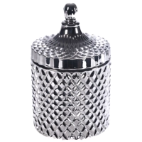 Silver decorative candle