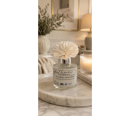 Perfume inspired flower diffusers
