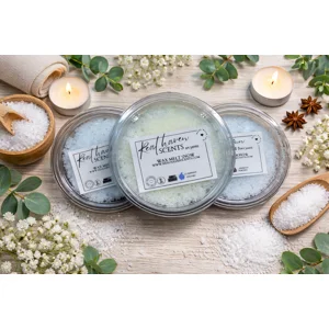 Wax melt snow pots