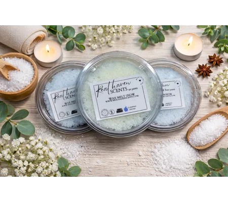 Wax melt snow pots
