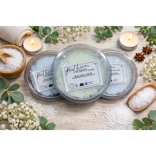 Wax melt snow pots