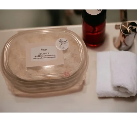 End of line Soap sponges