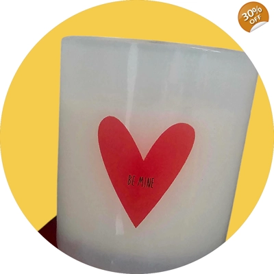 'BE MINE' Valentines day candles 'BE MINE' Valentines day candles