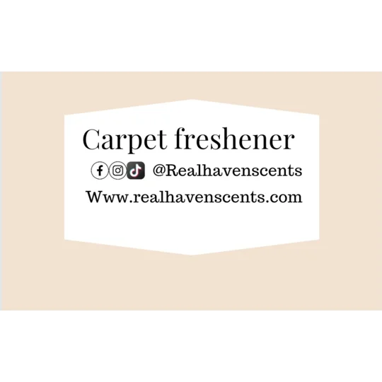 Aftershave inspired carpet freshener