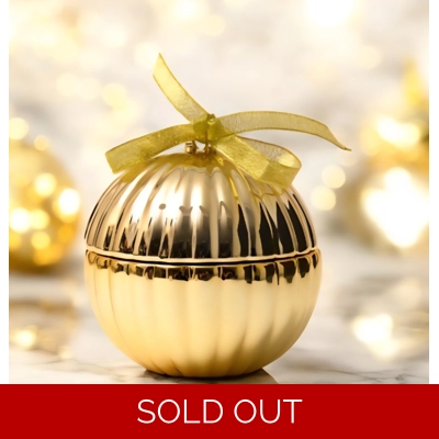 Christmas Baubles- gold