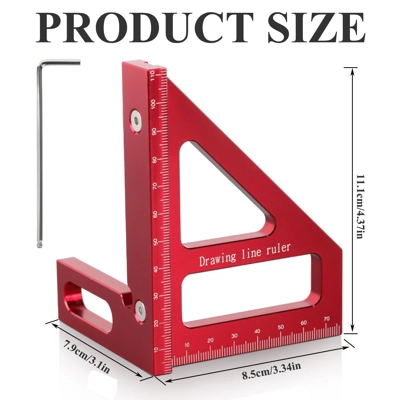 3D Multi-Angle Measuring Ruler