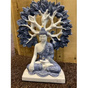 Blue Buddha and Tree
