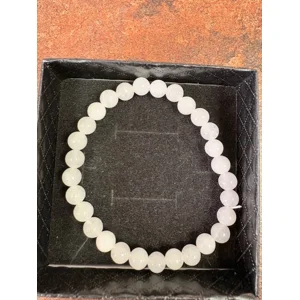 Clear Quartz 6mm Bead Bracelet