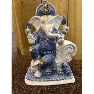 Blue Ganesh Ornament