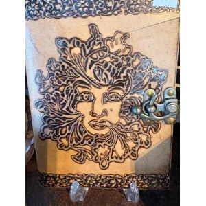 Green Man Grimoire with Lock