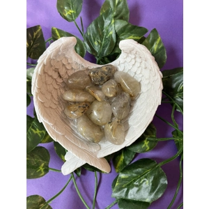 Rutilated quartz Tumble Stone