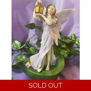 Purple Fairy on a Leaf