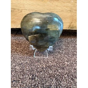 Labradorite Heart
