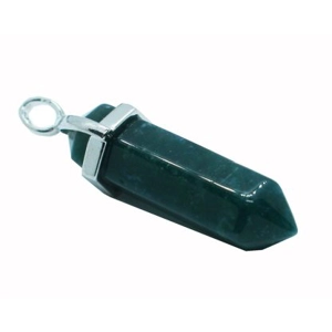 Fixed Wand Pendant Moss Agate