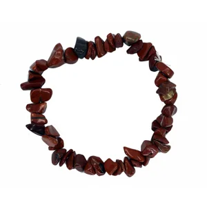 Red Jasper Chip Bracelet