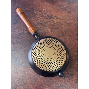 Large Smudge Bowl with Wooden Handle
