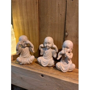 Set of Monks. Hear, See, Speak no Evil